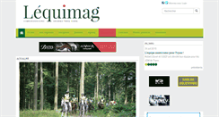 Desktop Screenshot of lequimag.be